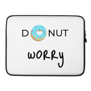 Laptop-Tasche “Donut worry”